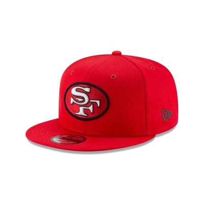 San Francisco 49ers Gorra | New Era NFL Basic 9fifty Snapback Cap Mexico - Rojos